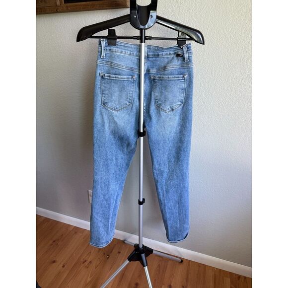 Risen Jeans High Rise Ankle Slim Straight Jean Light Wash Women's Size 9/29 - Picture 2 of 4